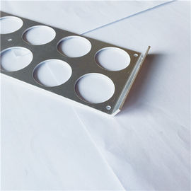 Tenedor de sellado de aluminio modificado para requisitos particulares de la lente de la placa LED con el cepillo