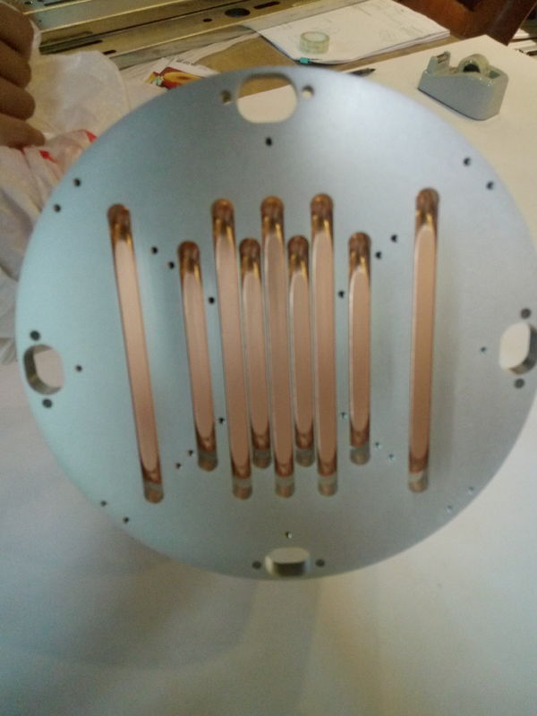 300W - 500W que sella procesando el disipador de calor de cobre del tubo para la luz de la etapa del LED