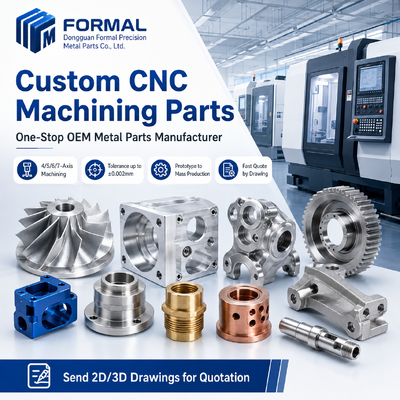Piezas de aluminio personalizadas de alta precisión mecanizadas por CNC con mecanizado de 5 ejes para prototipos y producción en masa
