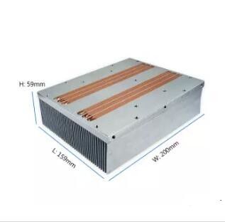 Passivition Copper Base Plate Heat Sink Liquid Cooling Cold Plate For Servers