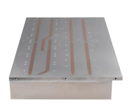 Disipador de calor raspado de aluminio de la aleta para el laser que refresca la placa fría