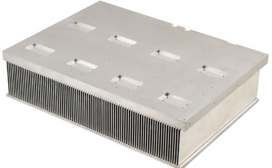 Thermal Conductive Epoxy Bonded Fin Aluminum Heat Sinks 50-6000mm Length
