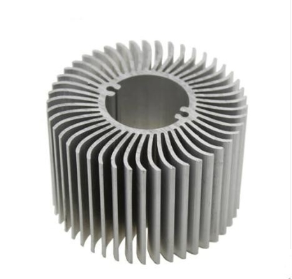 Customized Extruded Round Sunflower Radiator Aluminum Heatsink Profile Extrusion for LED Lighting